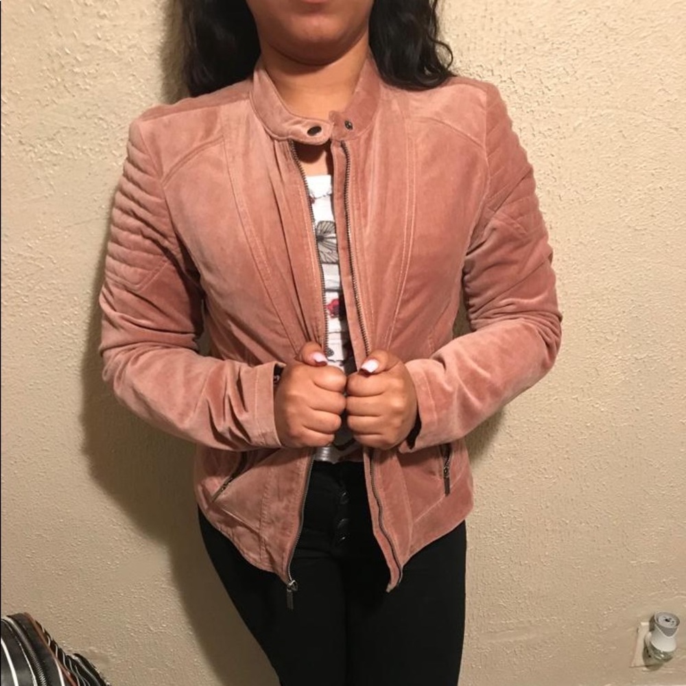 Motorcycle jacket suede.